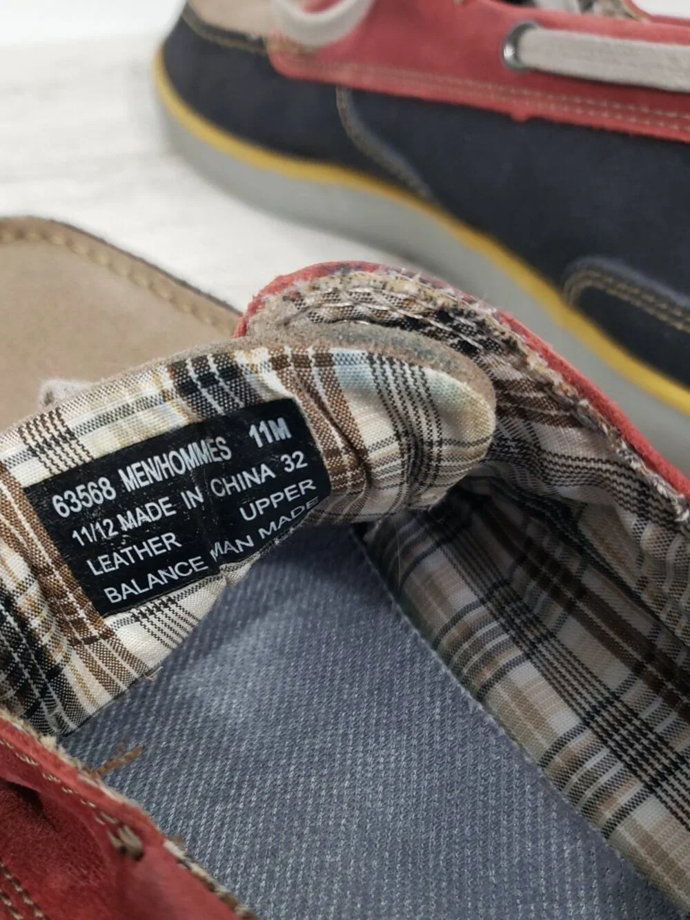 Clarks colorblock suede